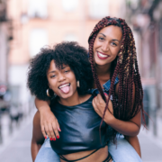 Happy African American Women