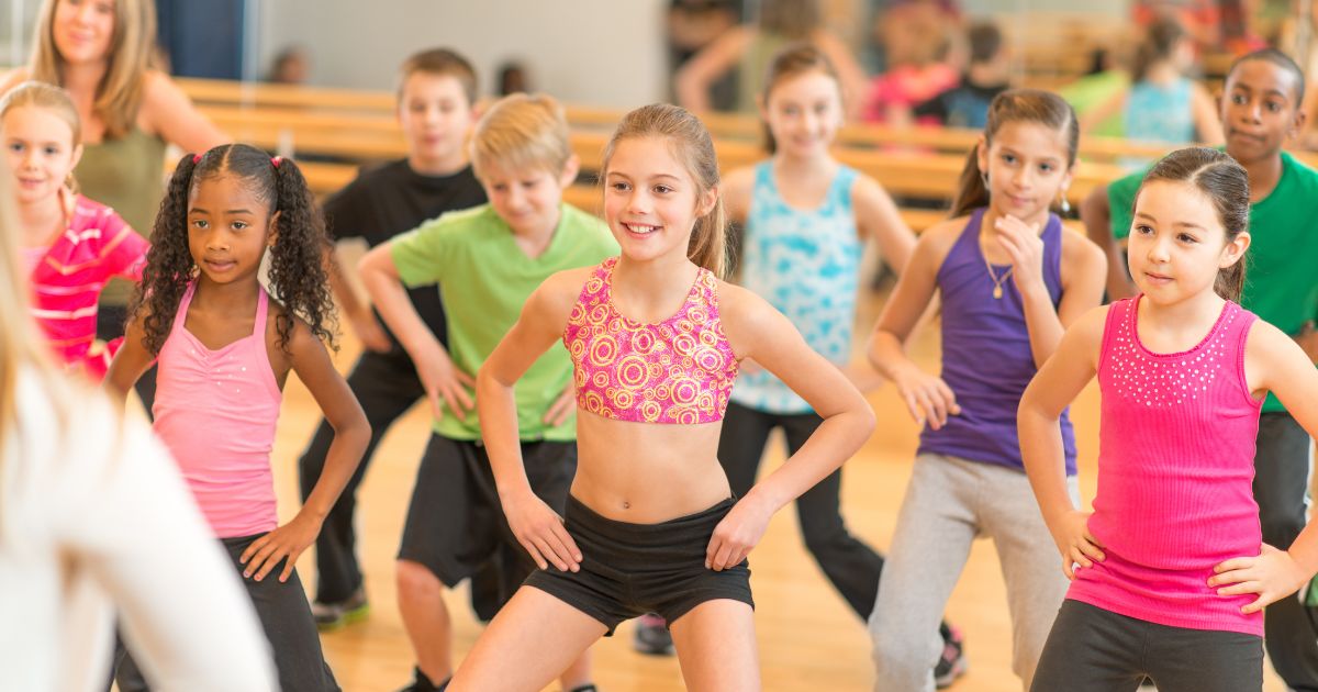 Kids Happily Dancing