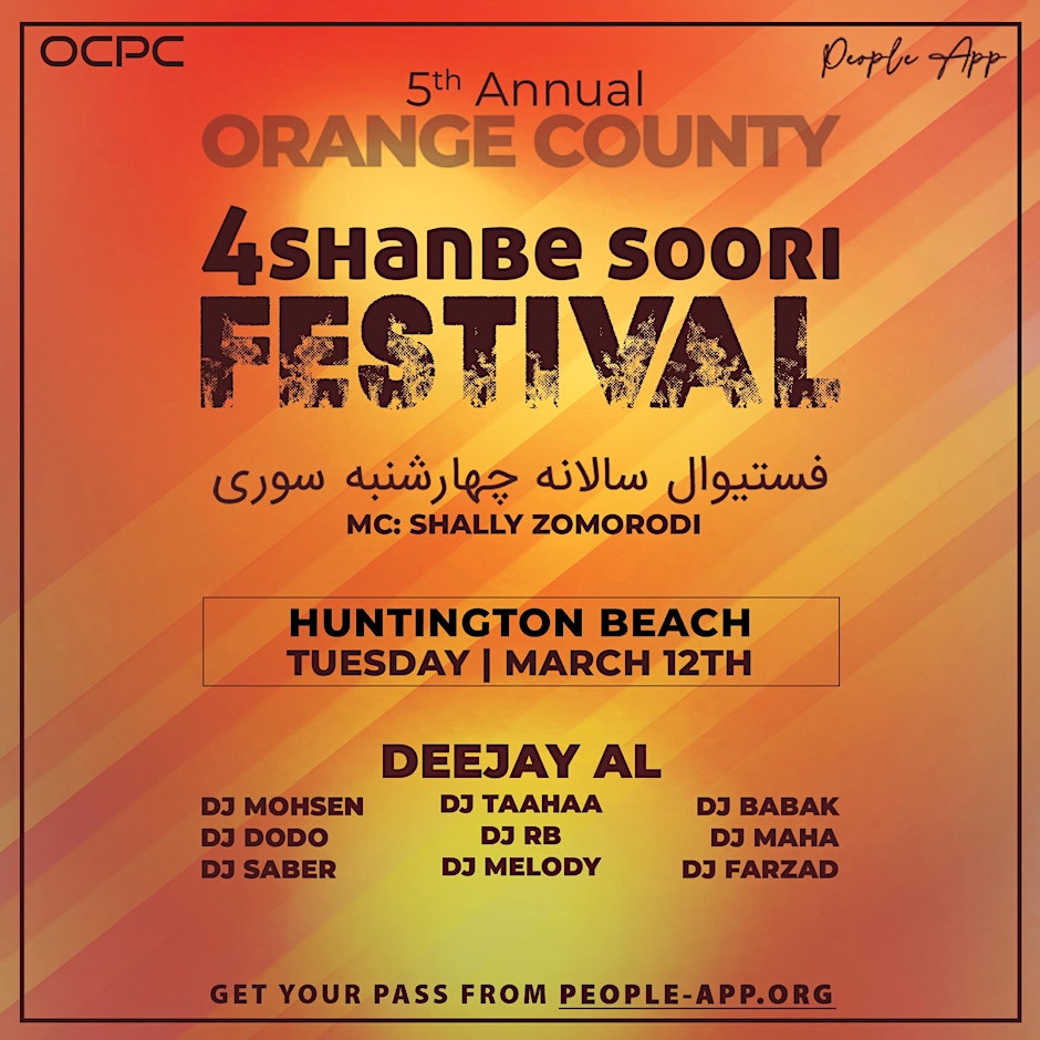2024 Orange County Annual 4ShanbeSoori Festival
