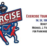 Exercise Your Right to Vote 1M 5K 10K 13.1 26.2-Save $2