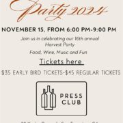 Press Clubs 16th Annual Harvest Party