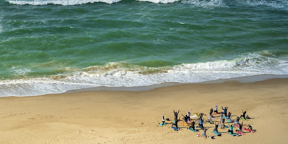 Summer Beach Yoga: Lunchtime Beach Vinyasa Flow