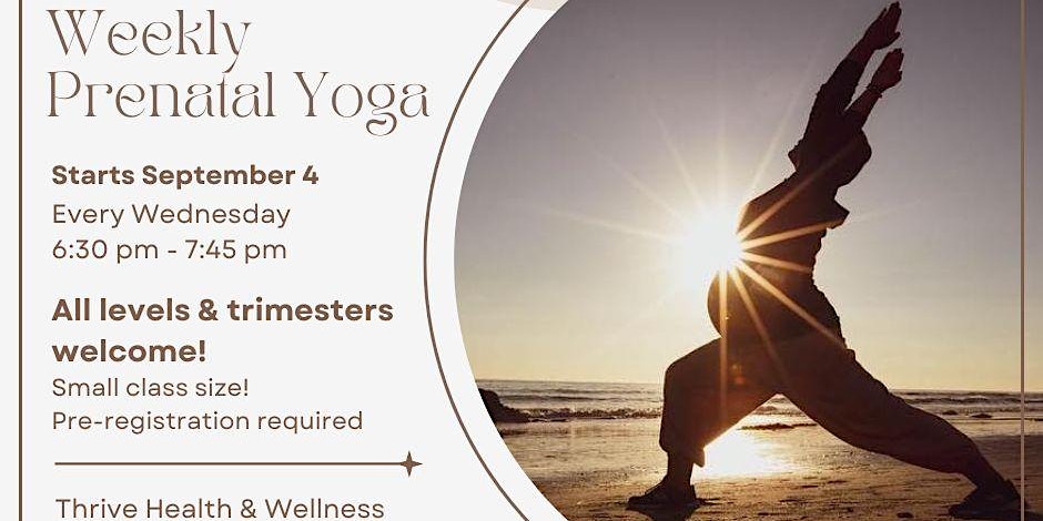 Weekly Prenatal Yoga Class in West LA