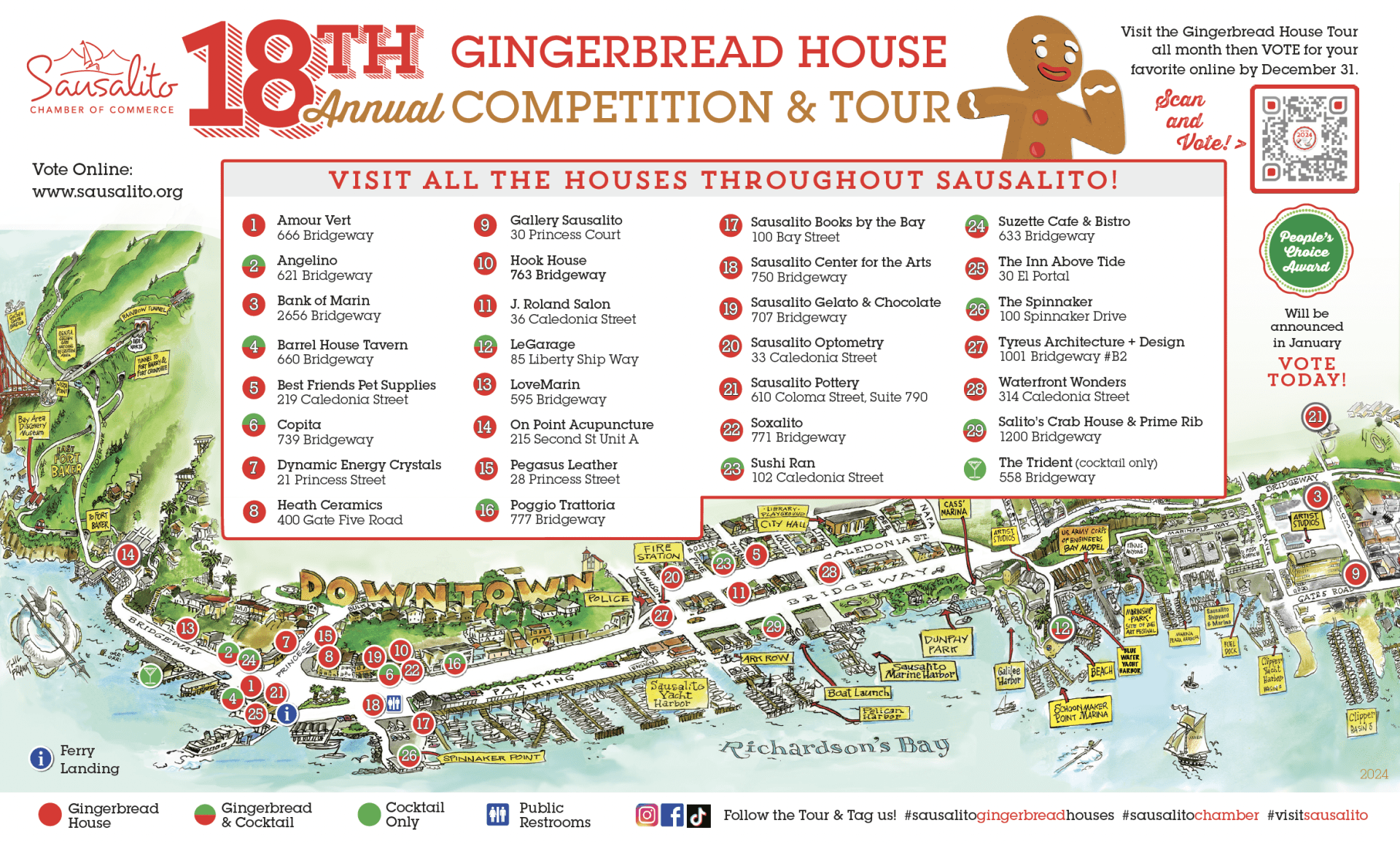 18th Annual Gingerbread House Tour & Competition